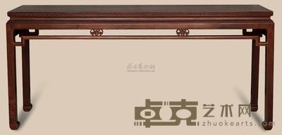 红木雕蝠条桌 176×46×84cm