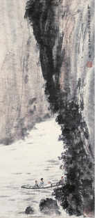 傅抱石 山水