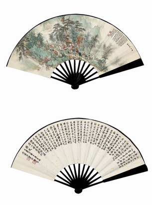 宋国良 松林雅集图