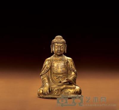 明代（1368-1644） 释迦牟尼 高13cm