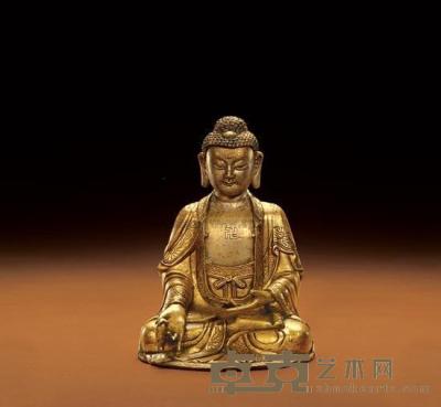 明代（1368-1644） 药师佛 高13.5cm