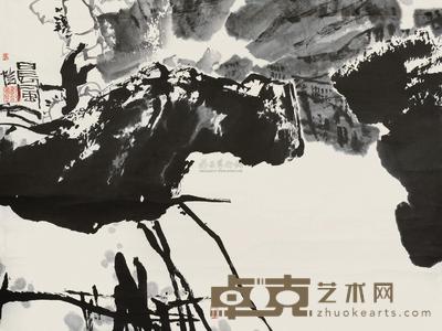 潘公恺 晨风 立轴 67×89cm