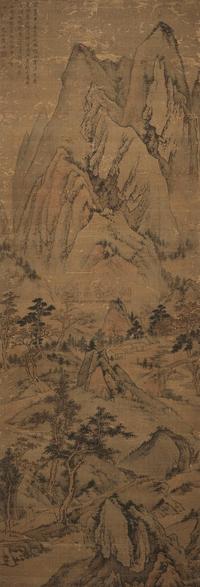 陆治 癸酉（1573）年作 秋林氤氲 立轴