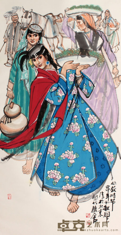 史国良 人物立轴 136×68