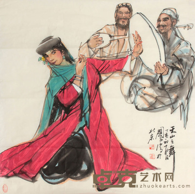 史国良 人物镜片 69×69