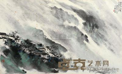 区晖 处处闻啼鸟 镜片 68×134cm