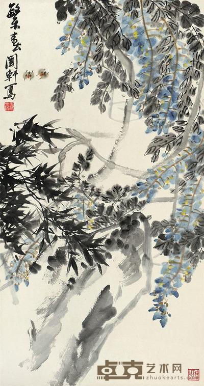 刘文选 繁春 立轴 97.5×52cm