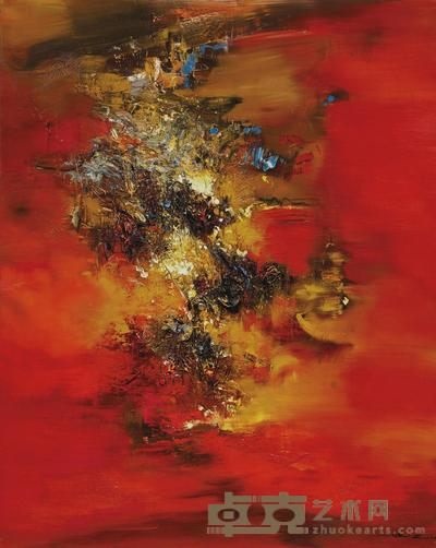 刘玖通 2012年作 无疆之休 208×166cm