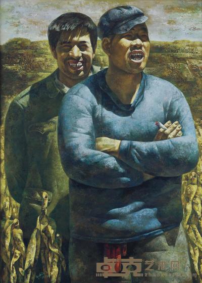王文江 1998年作 庄稼汉 175×125cm