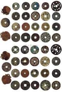 古代铜质花钱共23枚不同