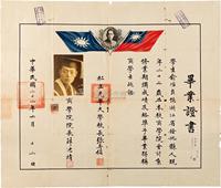 民国二十二年（1933年）私立光华大学商学院·毕业证书