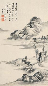 董其昌 山水 立轴