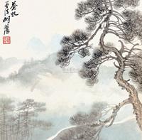 胡若思 山水 立轴