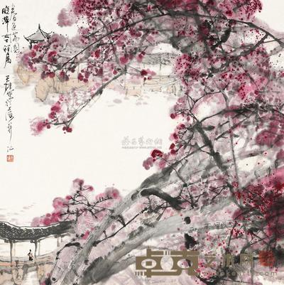 蔡天雄 山水 镜心 67×68cm