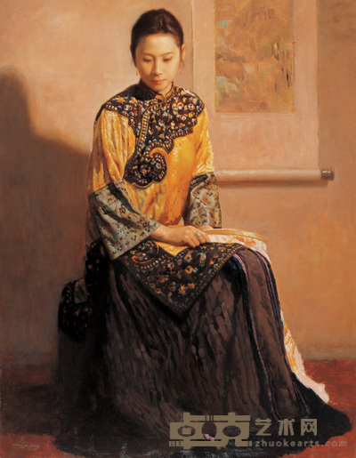 蒋昌一 2001年作 思 91.5×71cm