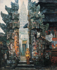 刘秉江 1998年作 巴厘圣殿
