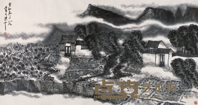 陈平 1998年作 剪取家山一段 镜心 95×178cm