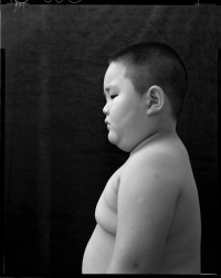 2004年作 韩磊 胖男孩的侧面像