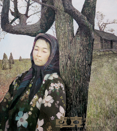 王龙生 早春三月 87×78cm
