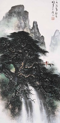 黎雄才 山水 立轴