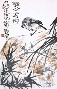 李燕 花鸟 立轴