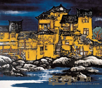李呈修 凤凰印象 镜心 83×95cm