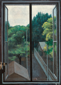 刘野 1998年作 画室之窗