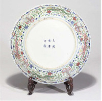 Kangxi A large wucai dish