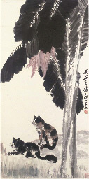 20th century A hanging scroll