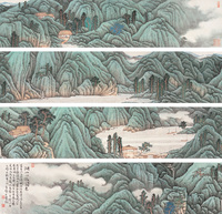 宋玉麔 壬申（1992年）作 湖山小记卷 手卷