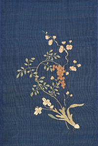 18TH CENTURY A KESI FLOWER SPRAY