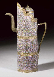 19th Century A Sino-Tibetan cloisonne ewer and cover