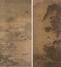 18th Century A hanging scroll