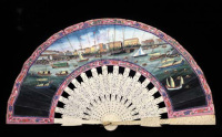 SECOND HALF OF THE 19TH CENTURY A CANTON FAN