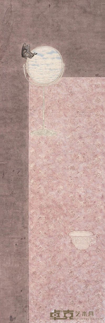 高茜 闺阁·I 镜心 131.5×42.8cm