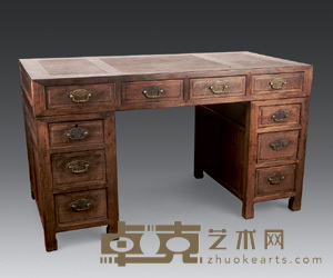 清 红木书桌 143×71×82cm