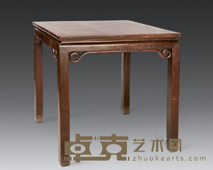清 红木方桌 75×75×81cm