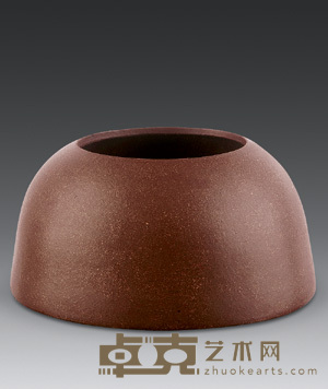明晚期 紫砂素面水孟铺砂(陈鸣远) 5.5×5cm
