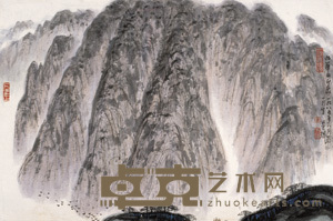 黄养辉 1985年作 九华山印象 镜心 46×68cm