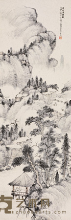 张建玉 山水 立轴 95×32cm