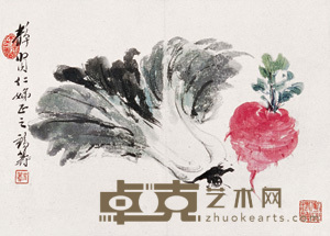 李鹤筹 清白世家 镜心 16×22cm