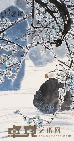 张继馨 花鸟 立轴 88×47cm