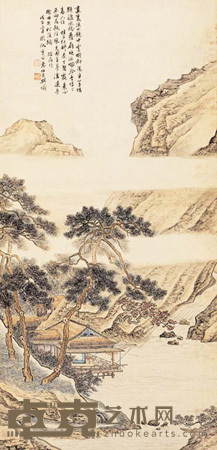 樊伯炎 山水 立轴 95×45cm