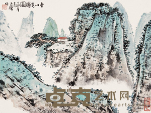 宋玉麟 山水 镜心 34×45cm