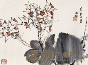 郭怡宗 花卉 镜心 35×46cm