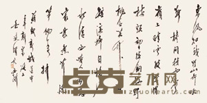 吴建贤 书法 镜心 67×135cm