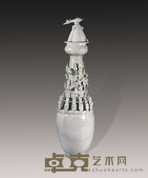 影青魂瓶 高56cm