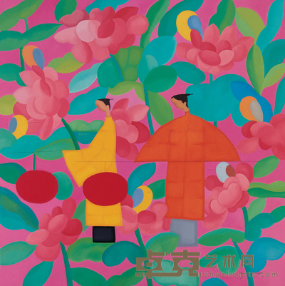 王向明 2005年作 中国情 120×120cm