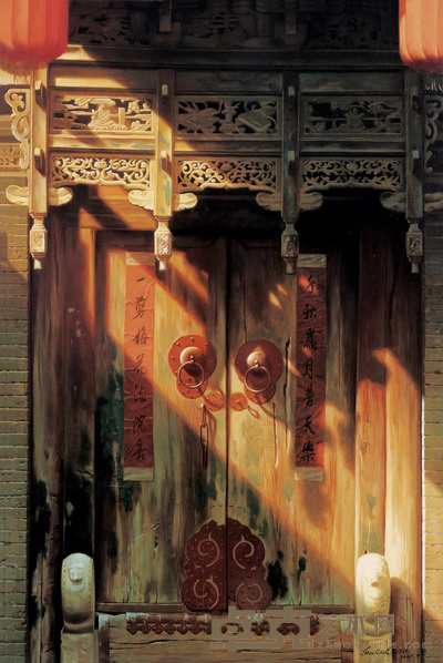 陈守钢 暖暖的夕阳 120×80cm