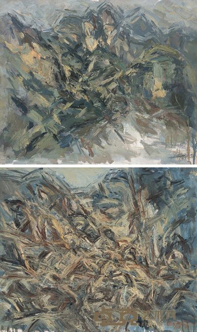 金阳平 1997年作 风景 50×60cm